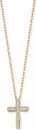 ARGENTO VIVO Cubic Zirconia Cross Pendant Necklace