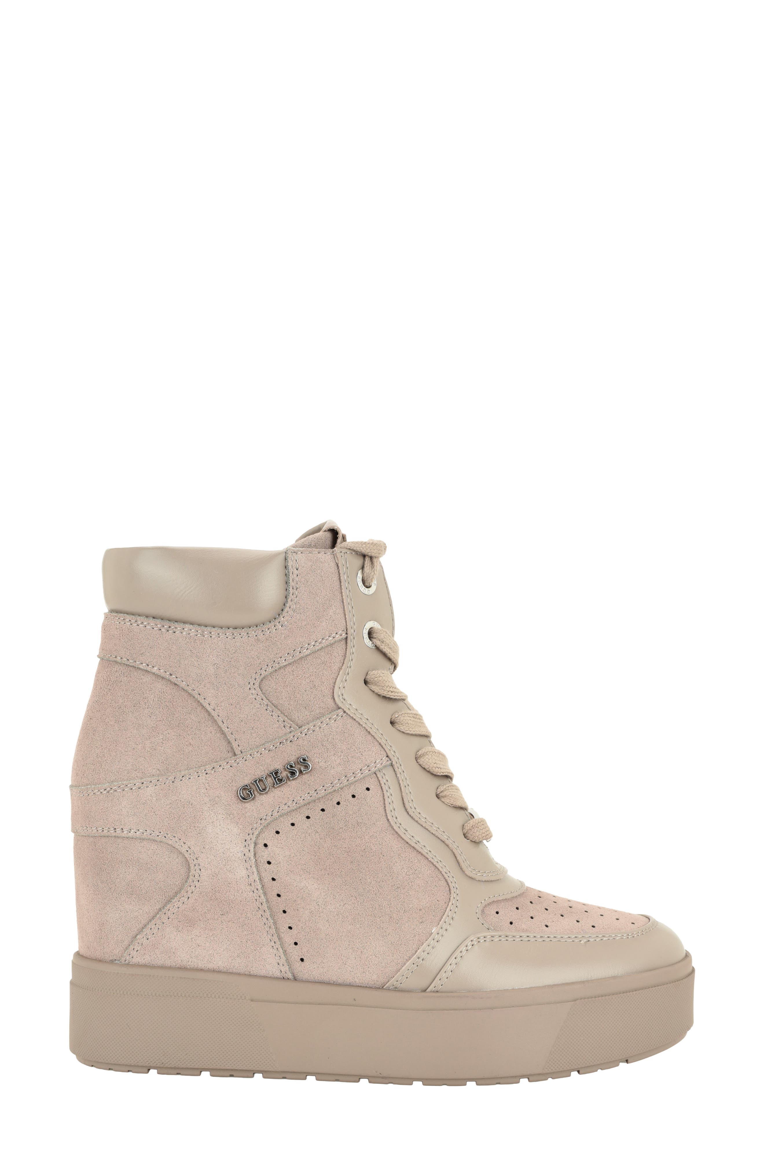 Guilley Wedge Sneaker, Alternate, color, LIGHT GRAY