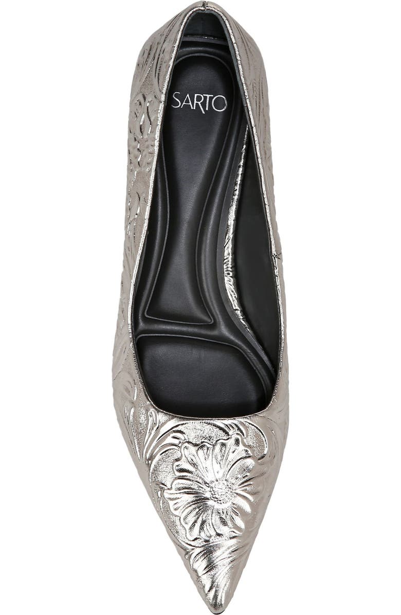 SARTO by Franco Sarto Diva Pointed Toe Kitten Heel Pump, Alternate, color,