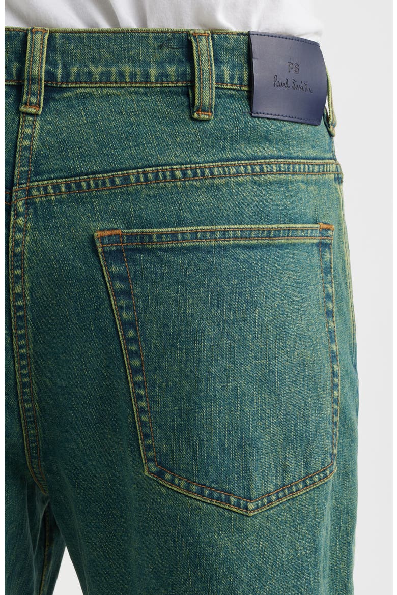 Relaxed Fit Jeans, Alternate, color, TEAL