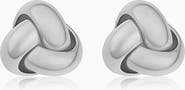 Oradina 14K Gold Forget Me Knot Stud Earrings