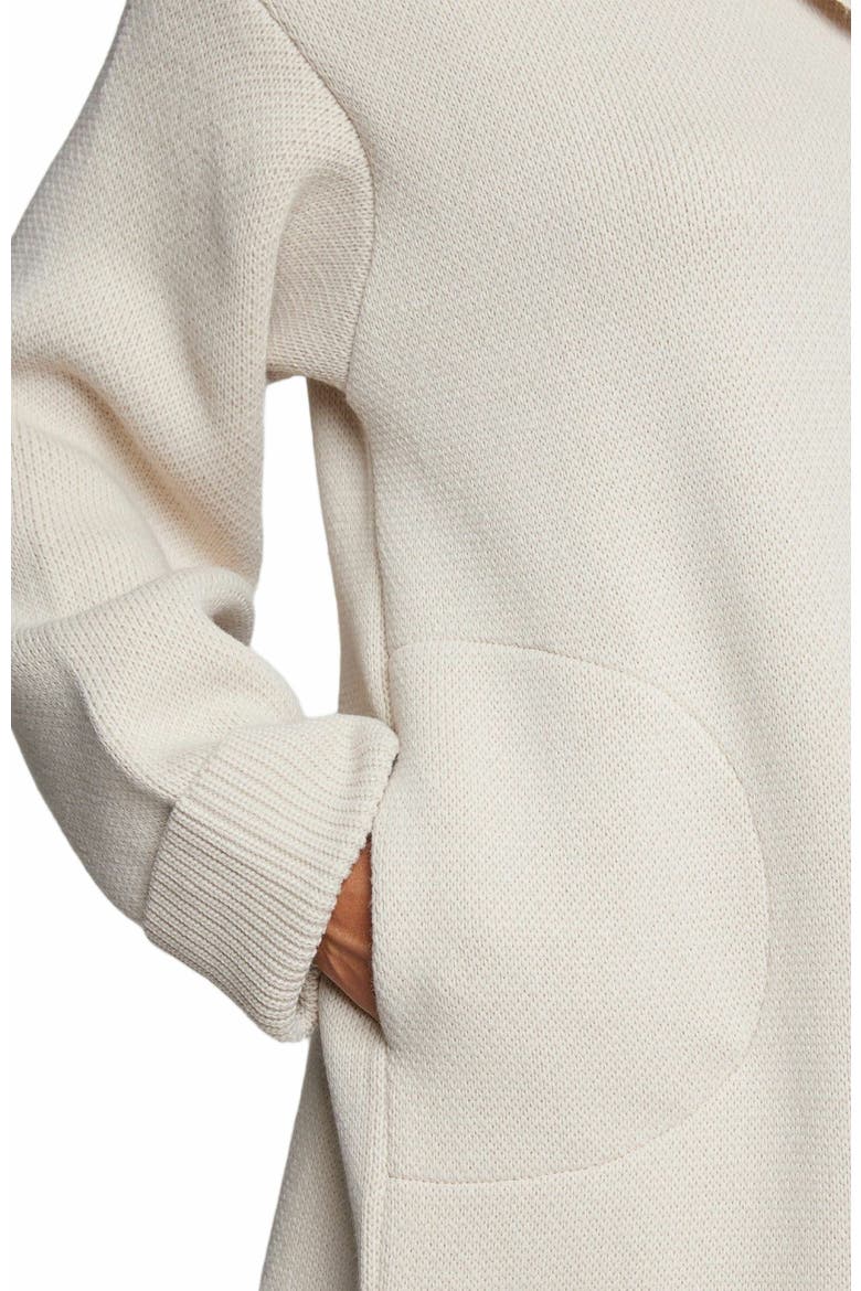 ROSA Oversized Knit Coat in Extra Fine Wool Blend, Alternate, color, CREME