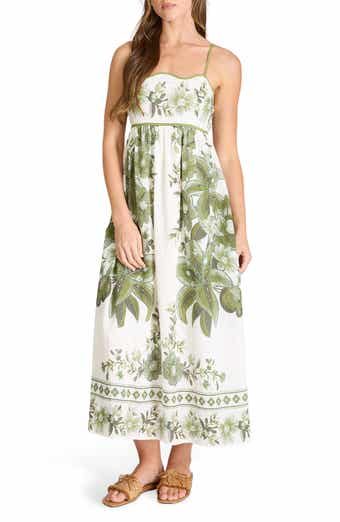 Blu Pepper Floral Empire Waist Midi Sundress