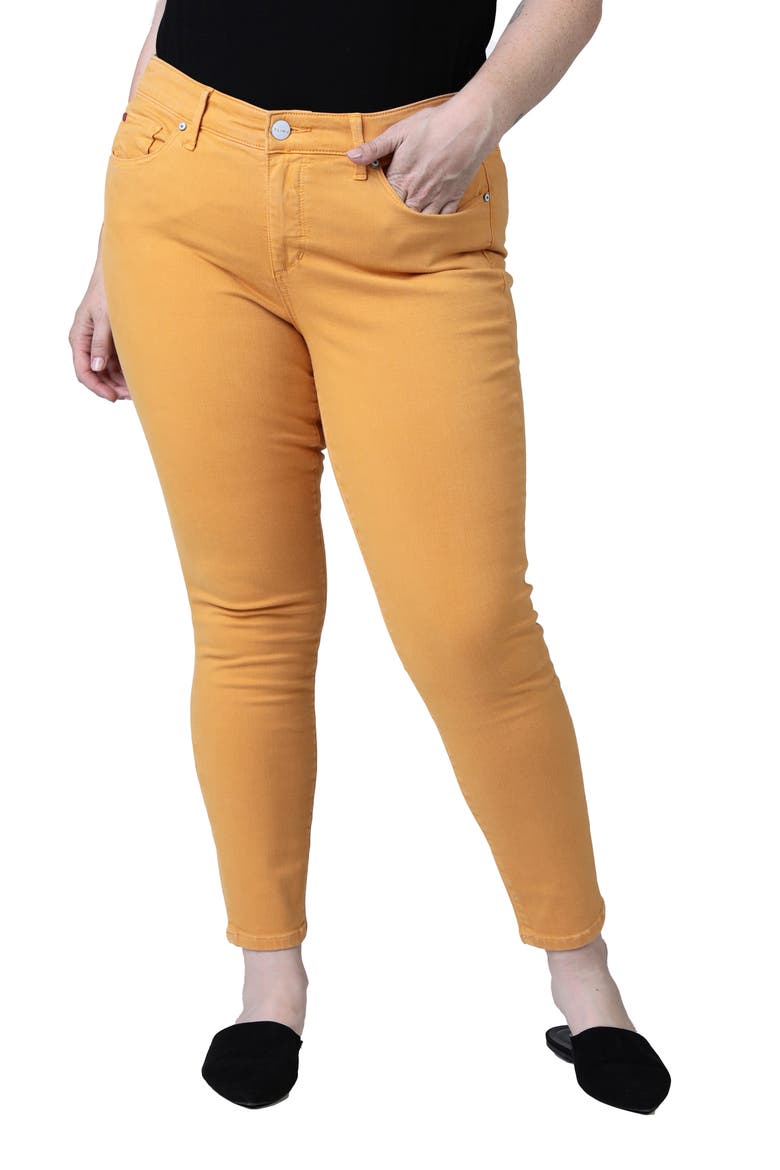 Medium Rise Jeggings, Main, color, CLEMENTINE