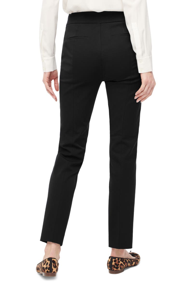 Remi Stretch Cotton Pants, Alternate, color, BLACK