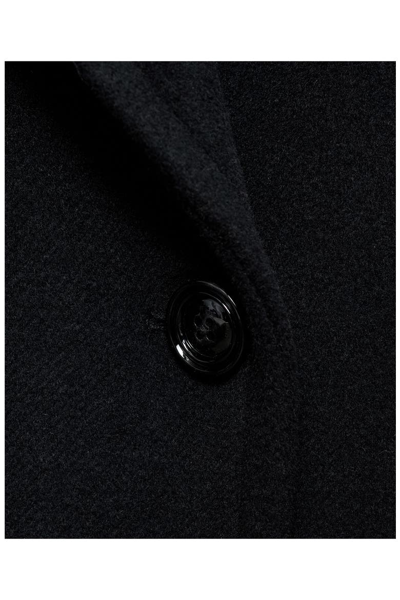 Handmade Oversize Wool Blend Coat, Alternate, color, BLACK