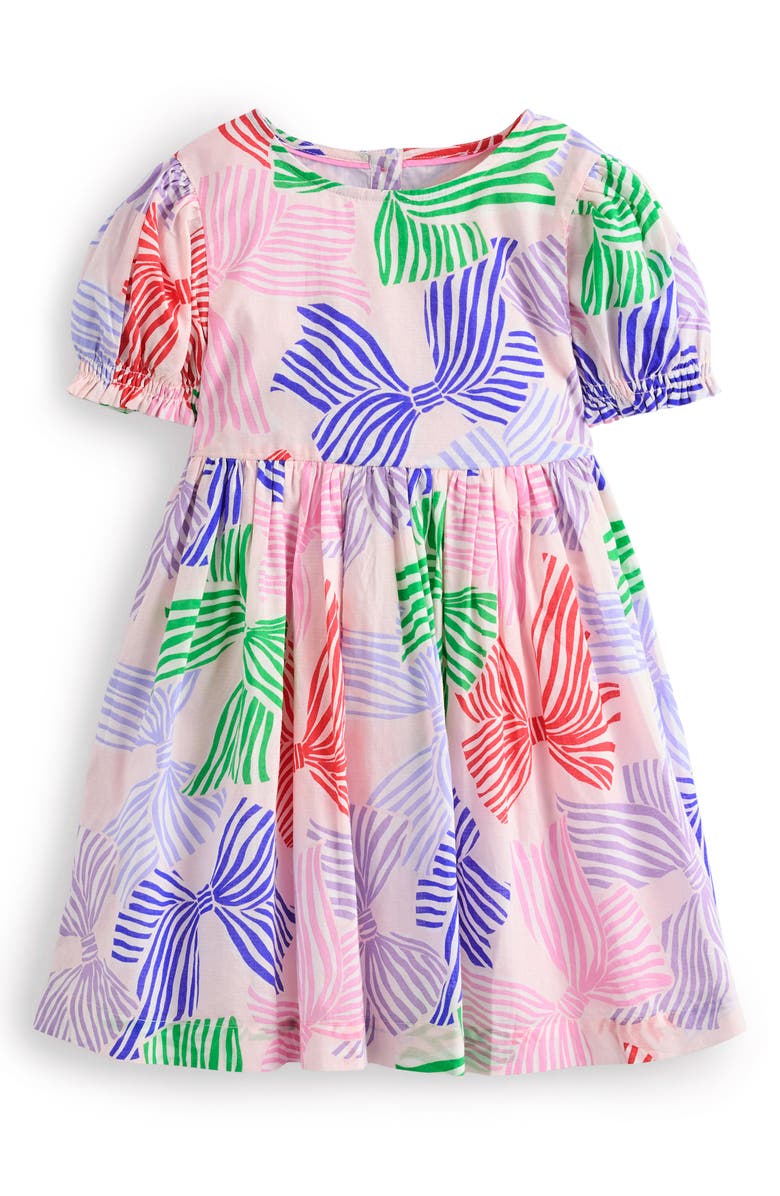 Mini Boden Kids' Madeline Puff Sleeve Dress, Main, color, 