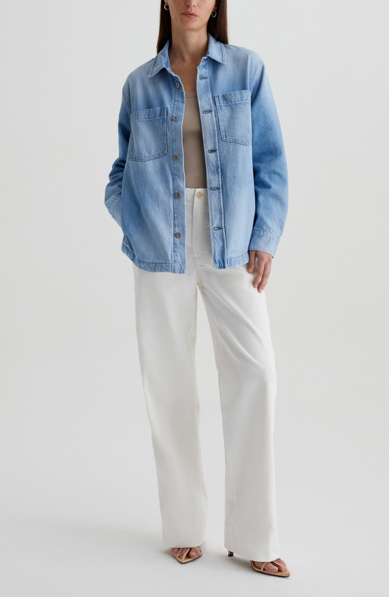 AG Vita Denim Shirt Jacket, Alternate, color, 