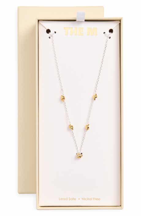 Love Knot Stationed Necklace