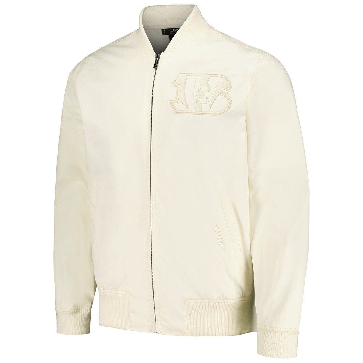 Men's Pro Standard Cream Cincinnati Bengals Neutral Full-Zip Jacket - image 2