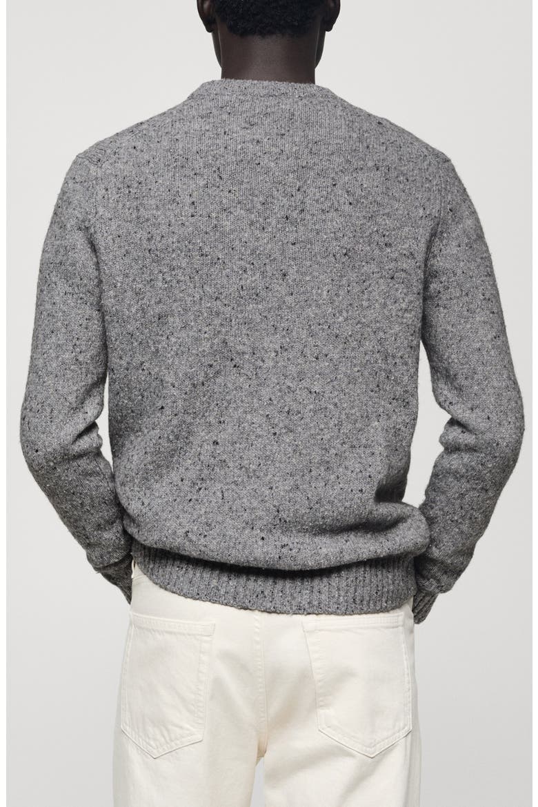 Nep Crewneck Sweater, Alternate, color, MEDIUM HEATHER GREY