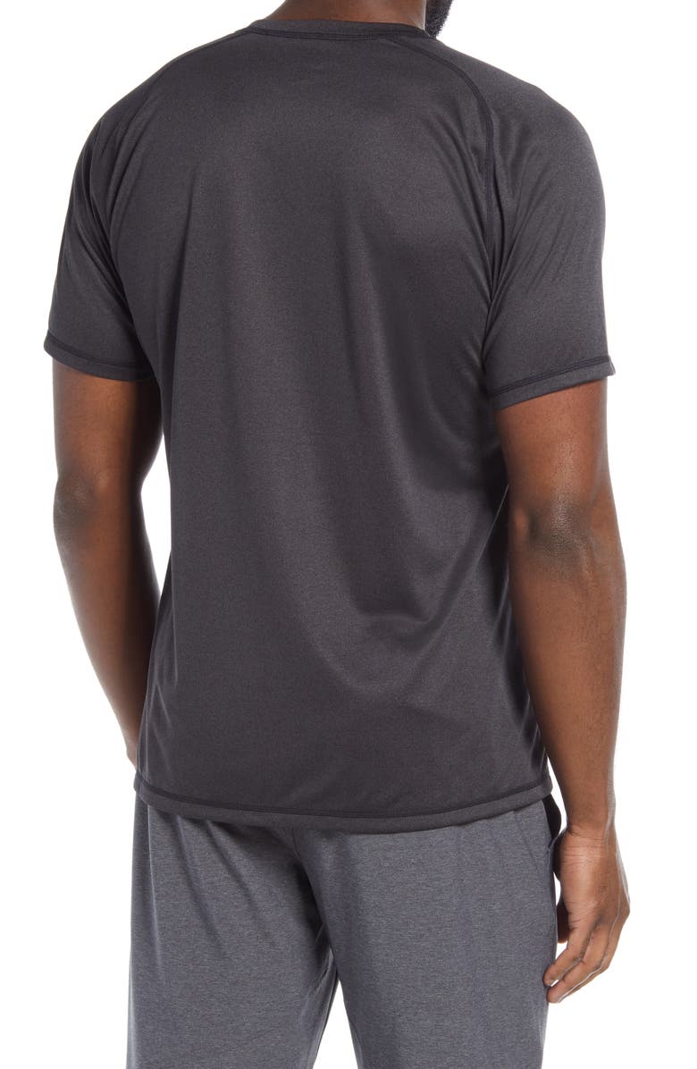 Zella Performance T-Shirt, Alternate, color, Black White Melange