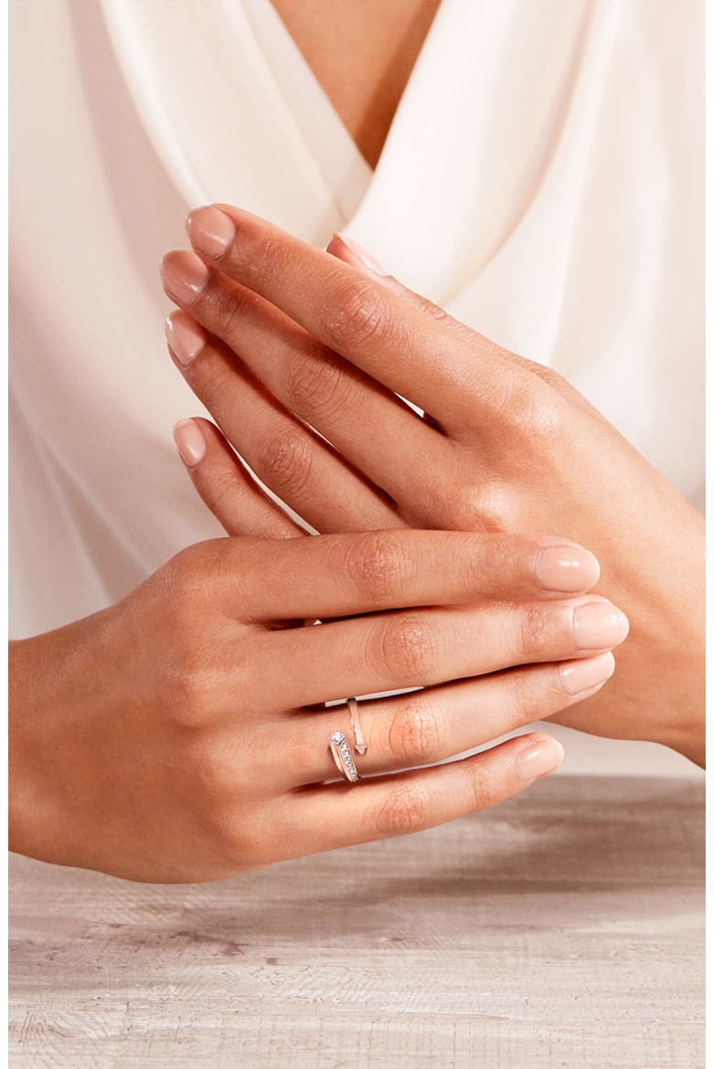 Avaanti™ Pavé Diamond Ring, Alternate, color, YELLOW GOLD