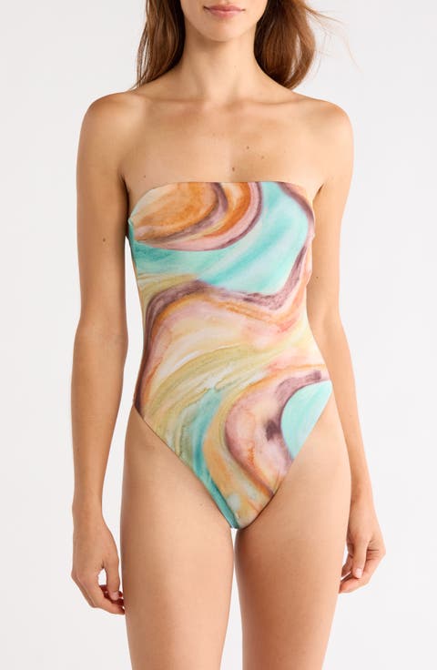 Bandeau One-Piece Swimsuit