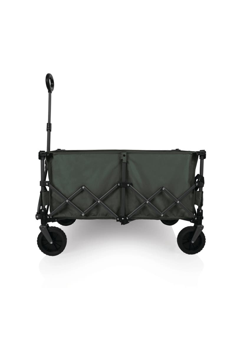 Wilderness Collapsible Folding Wagon, Main, color, Moss Green