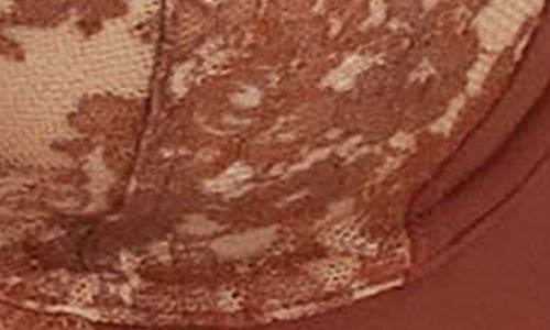 Skarlett Blue Entice Underwire Full Coverage Bra In Brown
