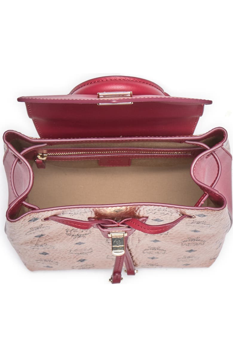 MCM MFO Colorblock Leather Backpack, Alternate, color,