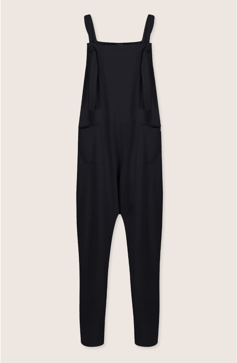 Turtledove London Organic Cotton Lila Jumpsuit, Alternate, color, Black