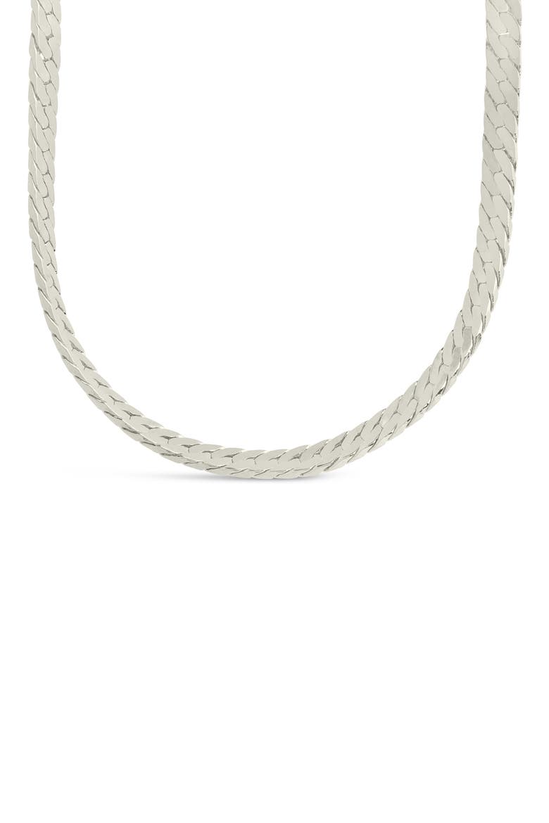 Bentley Chain Necklace, Alternate, color, SILVER