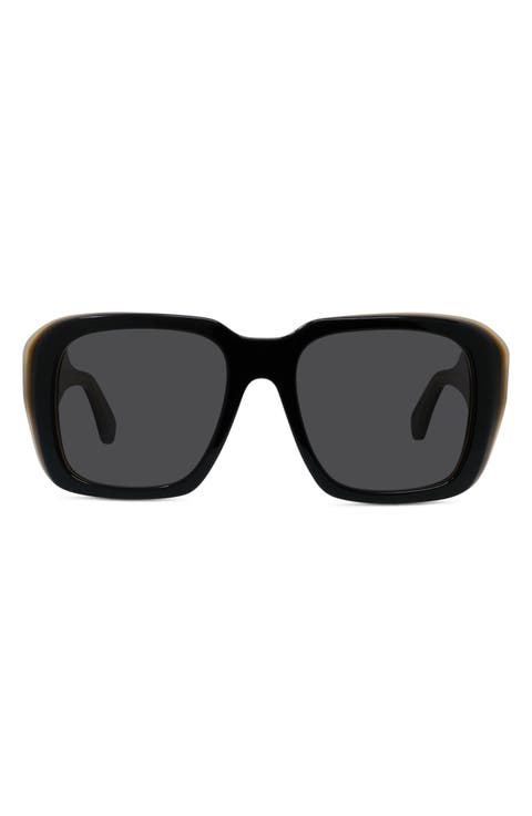 Signature 53mm Square Sunglasses