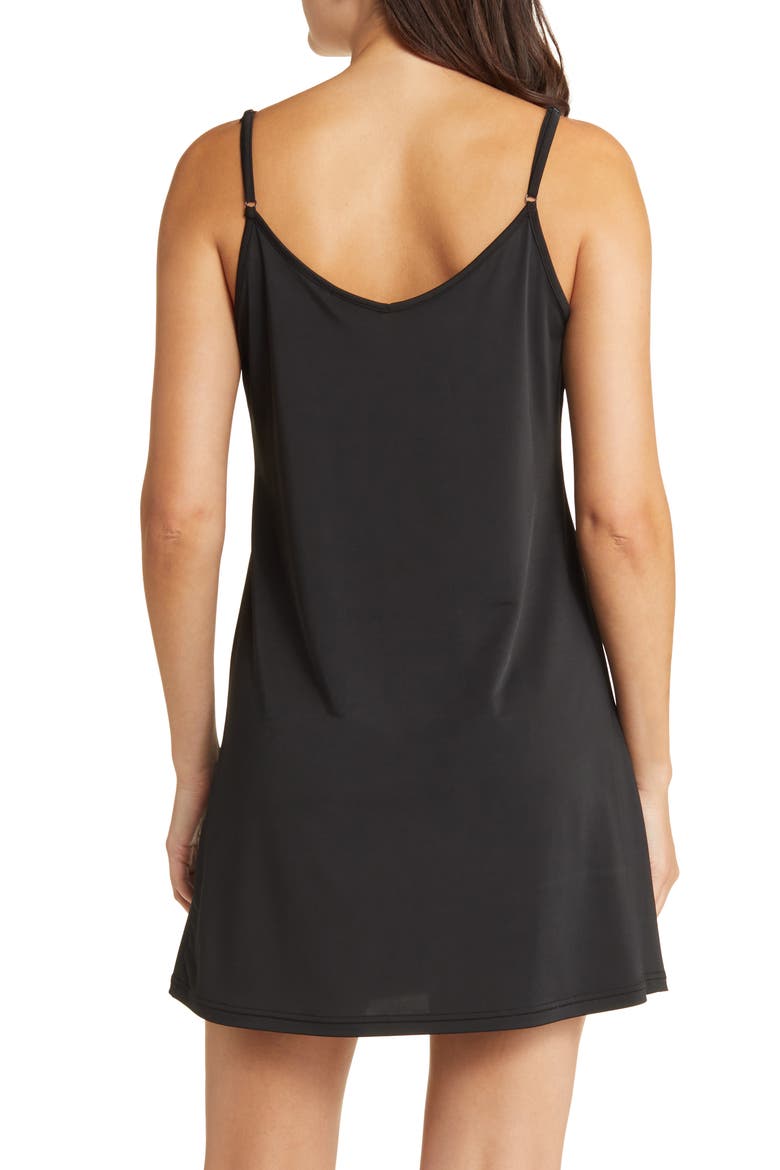 Helle Scoop Neck Dress, Alternate, color, BLACK