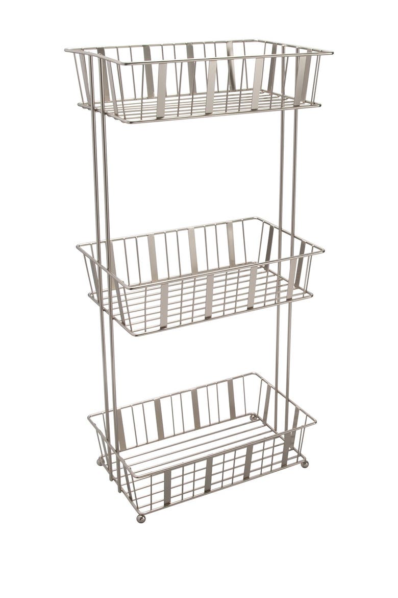 Laura Ashley Aristo Satin 3 Tier Spa Tower, Main, color, SATIN