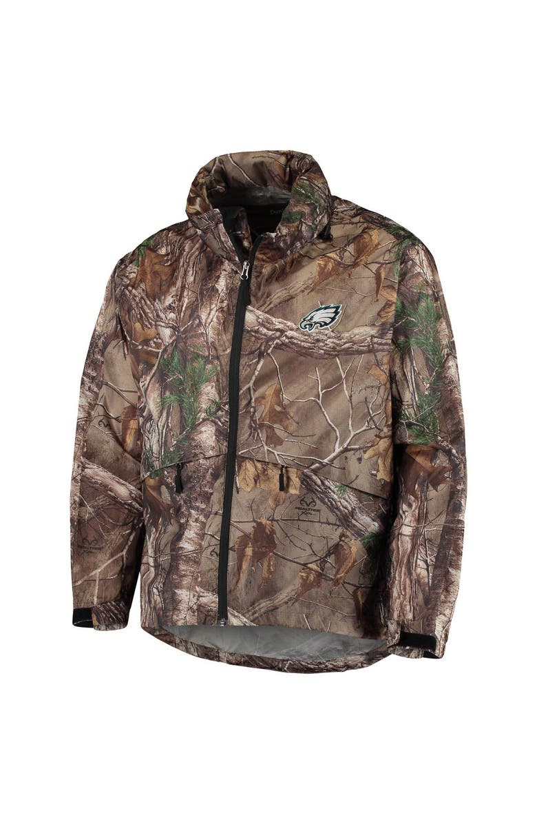 DUNBROOKE Men's Dunbrooke Realtree Camo Philadelphia Eagles Circle Sportsman Waterproof Packable Full-Zip Jacket, Alternate, color, 