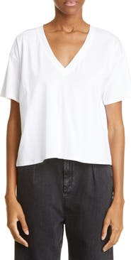 LOULOU DE SAISON Faaa V-Neck Cotton T-Shirt