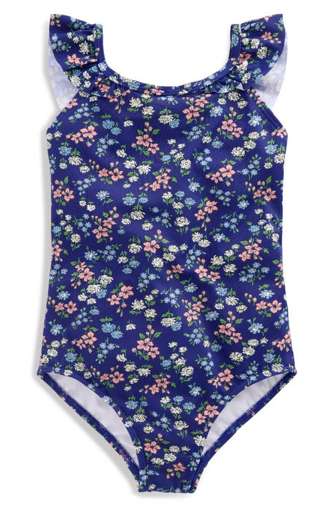 Kids' Hallie Frill Strap One-Piece Swimsuit (Toddler, Little Kid & Big Kid)