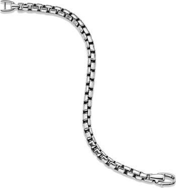 Men's Large Box Chain Link Bracelet, 5mm