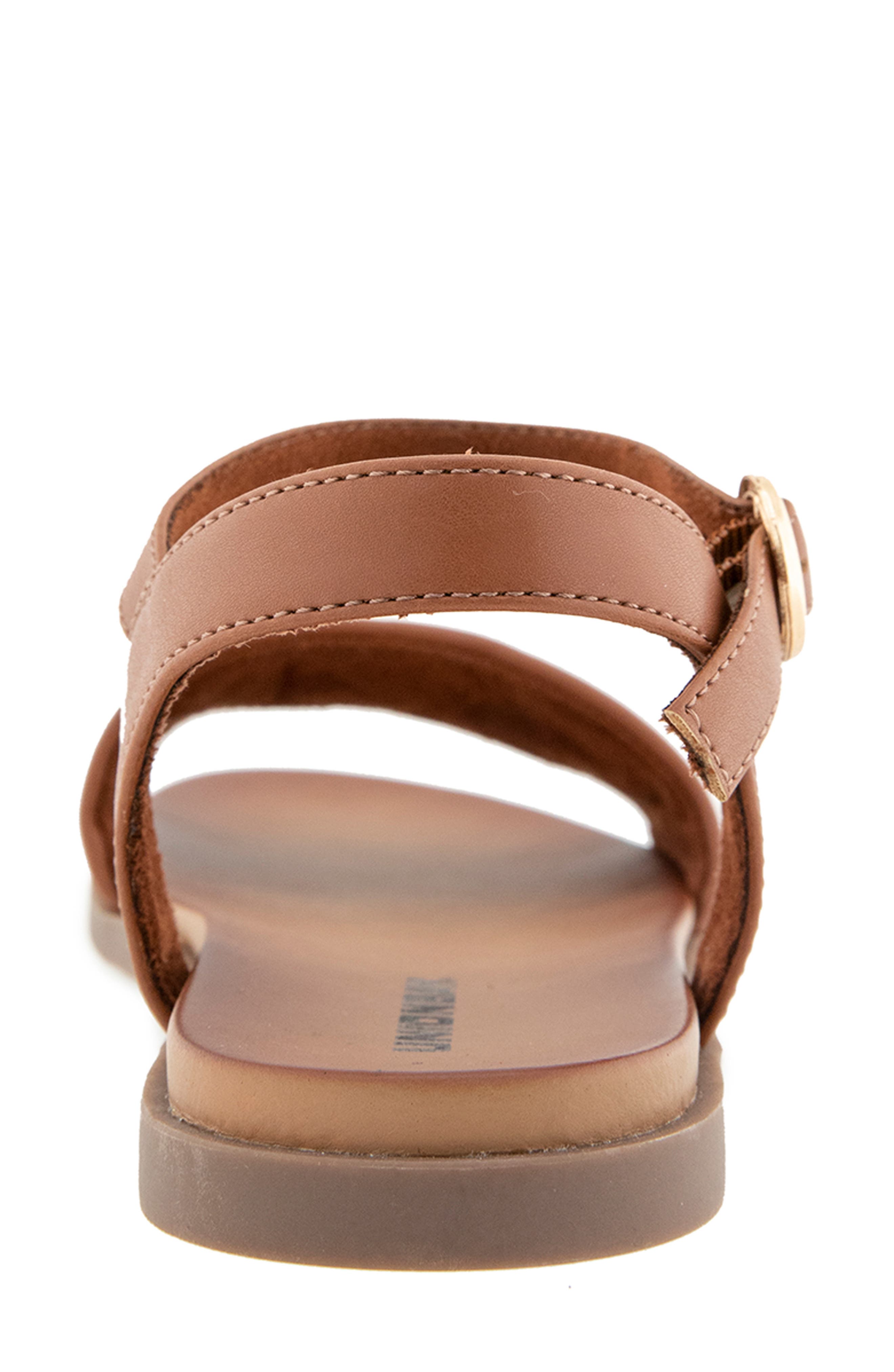 UNIONBAY Regal Ankle Strap Sandal, Alternate, color, Cognac