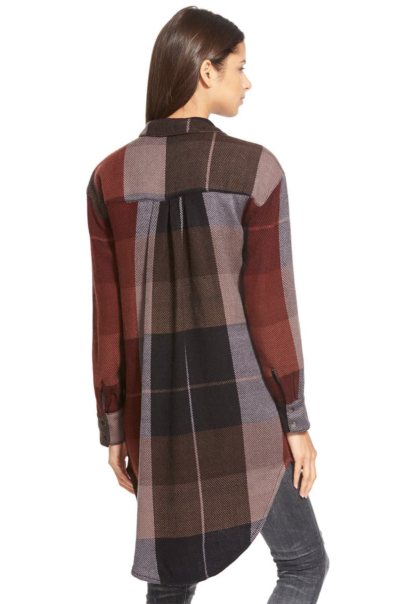 Free People 'Street Talk' Plaid Shirt, Alternate, color, 
