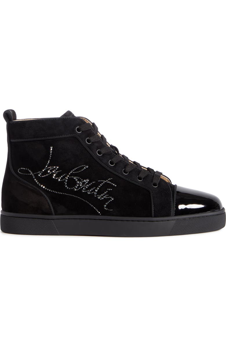 Christian Louboutin Louis Strass Sneaker, Alternate, color,