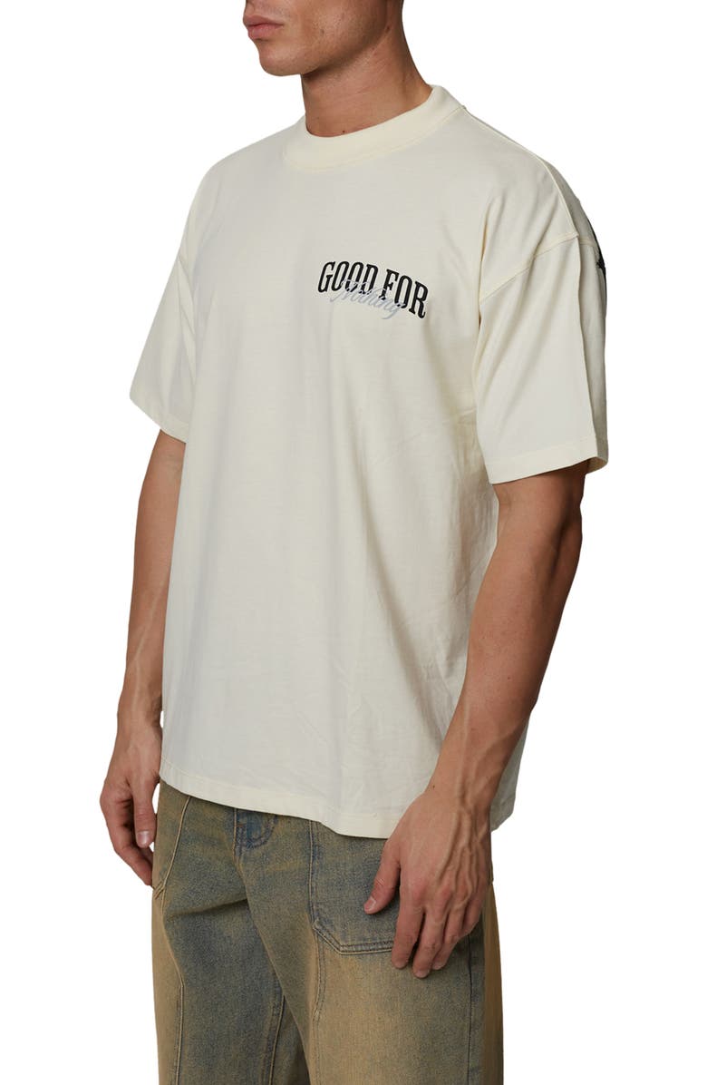 Good For Nothing Oversized Revival T-Shirt, Alternate, color, Ivory