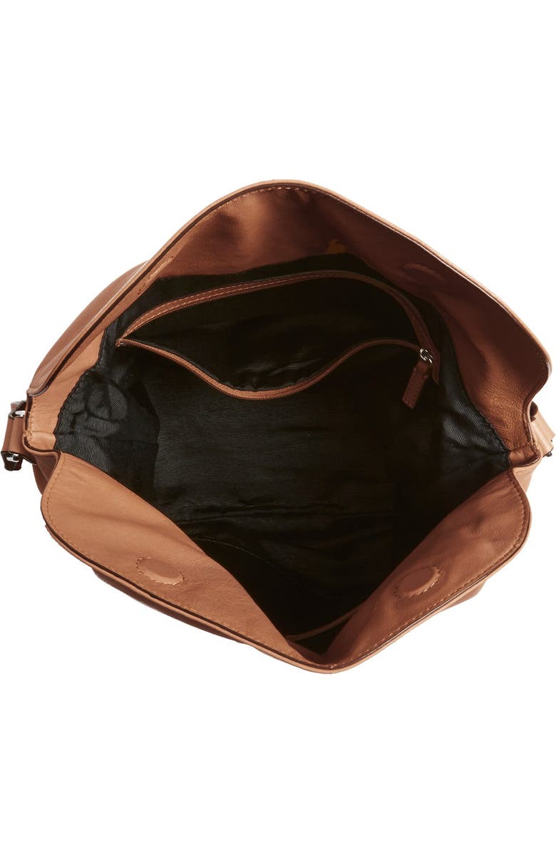 Elizabeth and James 'James' Leather Crossbody Hobo, Alternate, color,