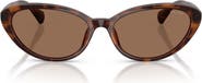 Ralph Lauren 56mm Butterfly Sunglasses