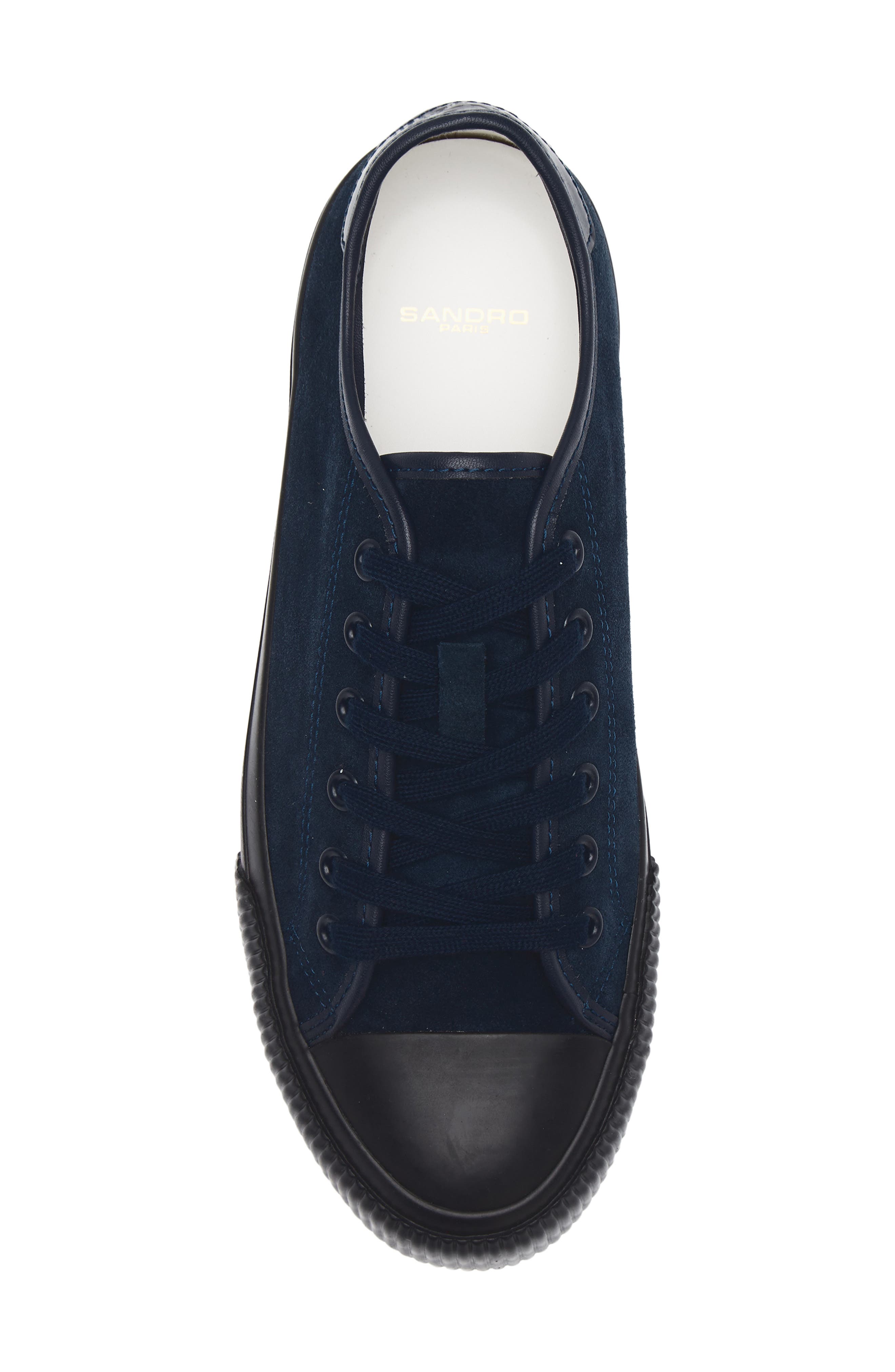SANDRO Vulca Low Top Sneaker, Alternate, color, Marine
