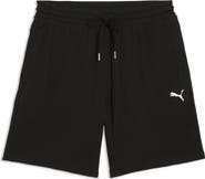 PUMA Wardrobe Essentials Relaxed Waffle Knit Shorts