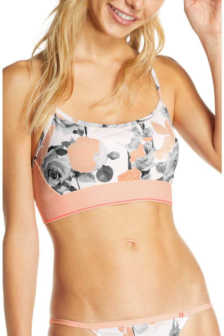 Tomboy Bra, Main, color, MELROSE FLORAL WHITE
