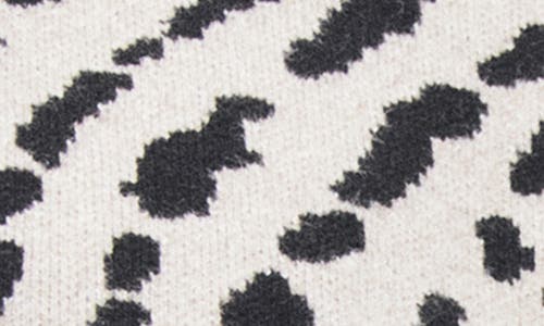 Mango Animal Print Sweater In Brown