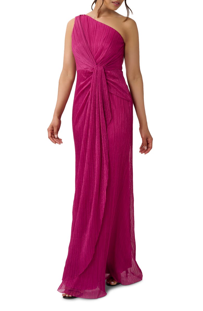 One-Shoulder Evening Gown