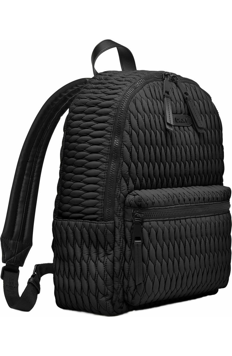 DKNY Mack Backpack, Alternate, color, Black/Black