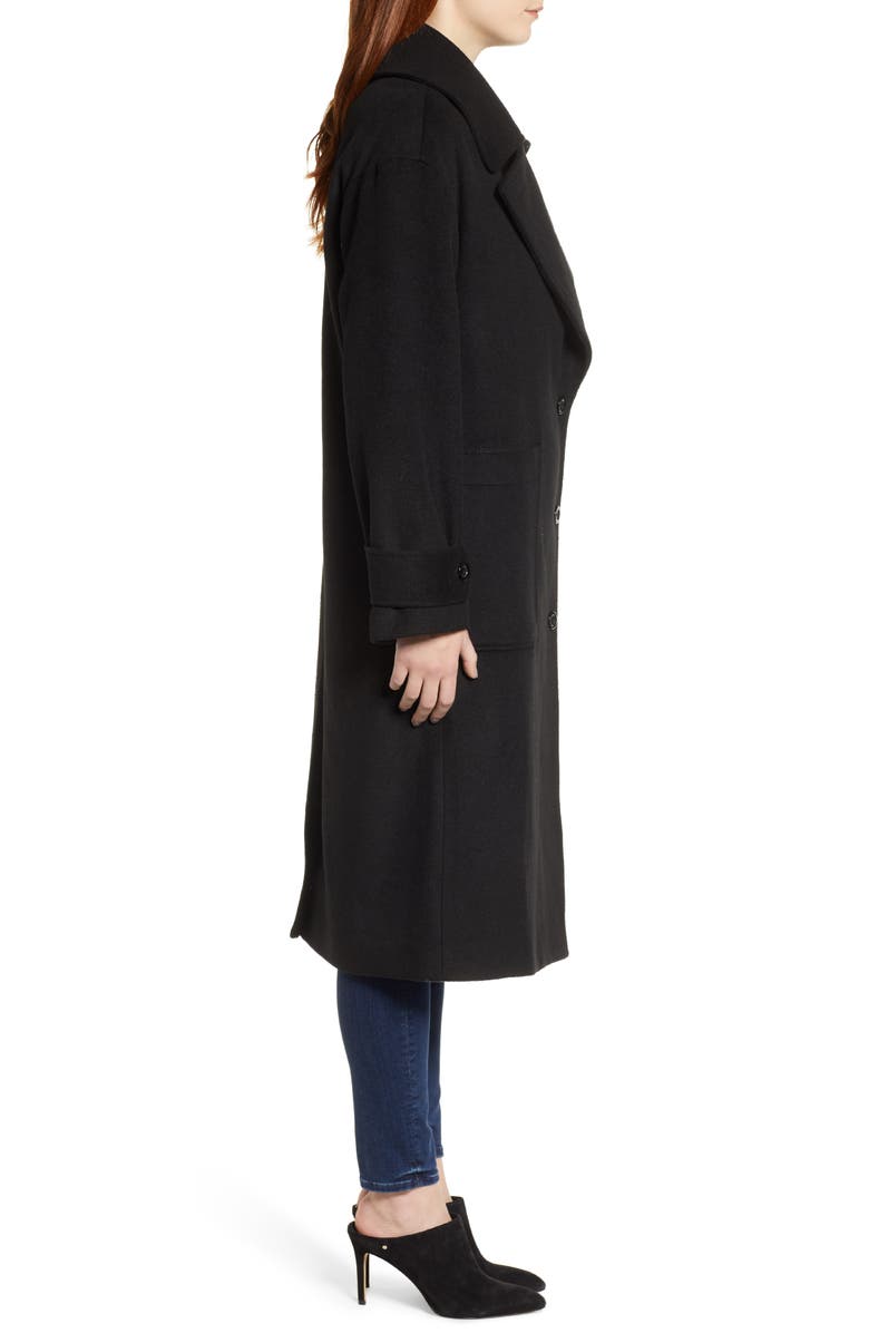 Halogen<sup>®</sup> Drop Shoulder Wool Blend Coat, Alternate, color,