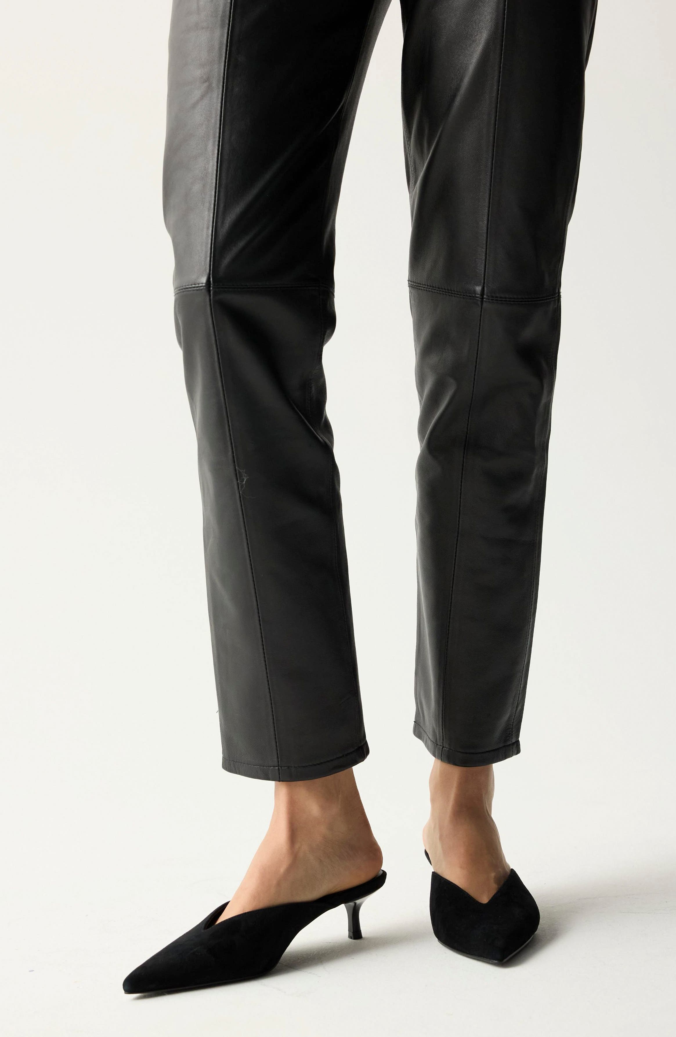 Nolita Heeled Mule, Alternate, color, BLACK