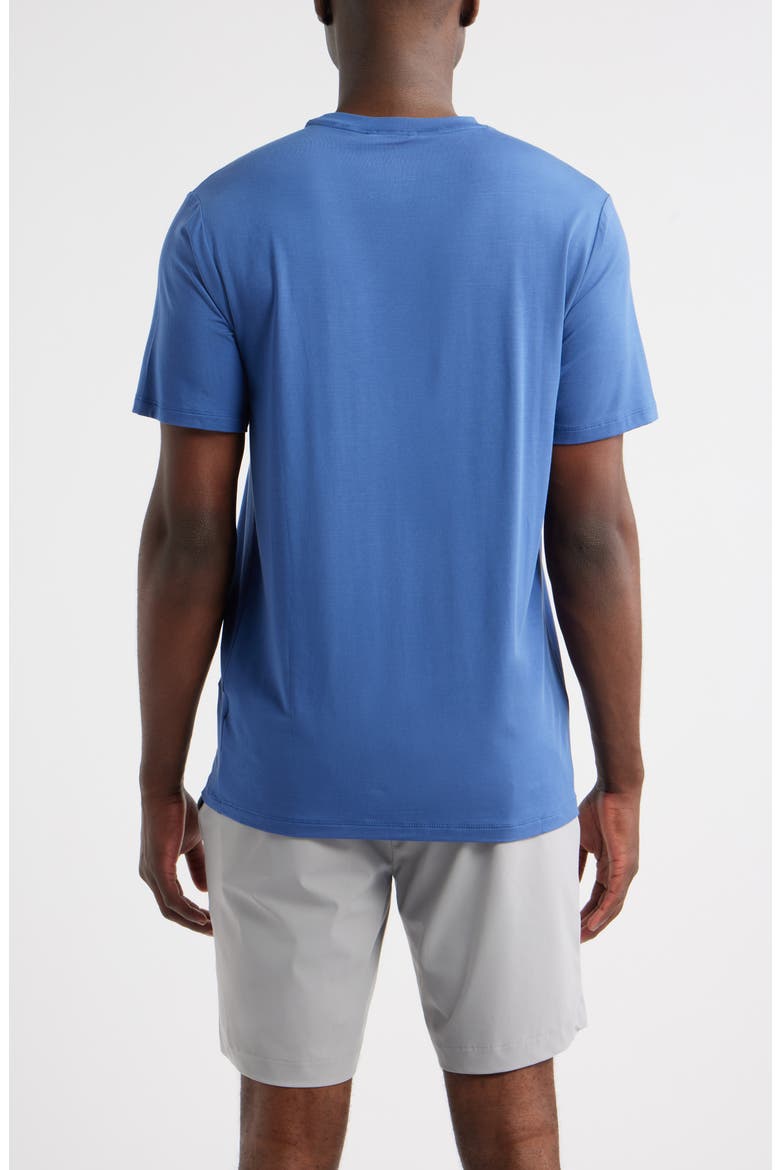 Ezra Performance Lyocell Blend T-Shirt, Alternate, color, BLUE