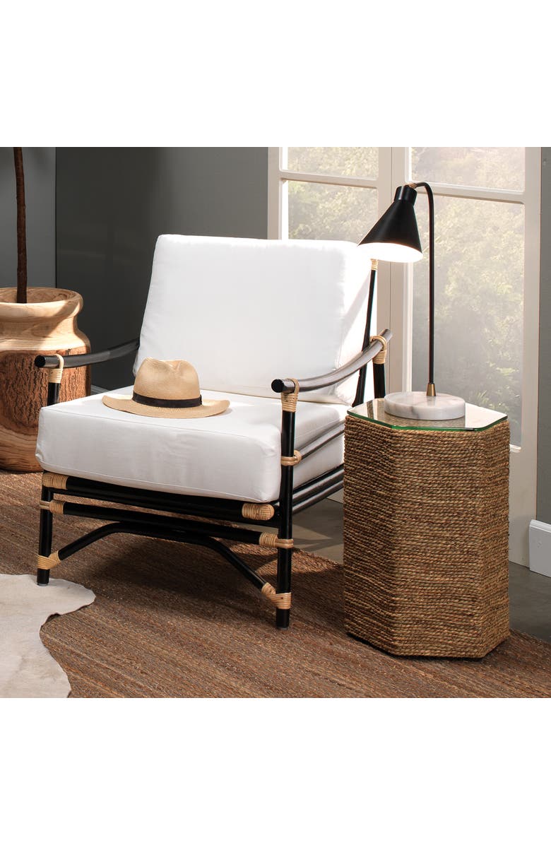 JAMIE YOUNG Chronicle Marble Task Lamp with Iron Shade, Alternate, color, Black