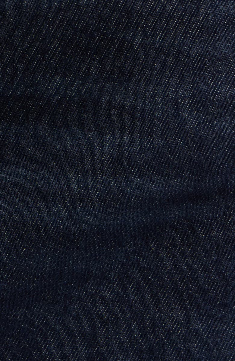 MANGO Madior Denim Miniskirt, Alternate, color, Dark Blue