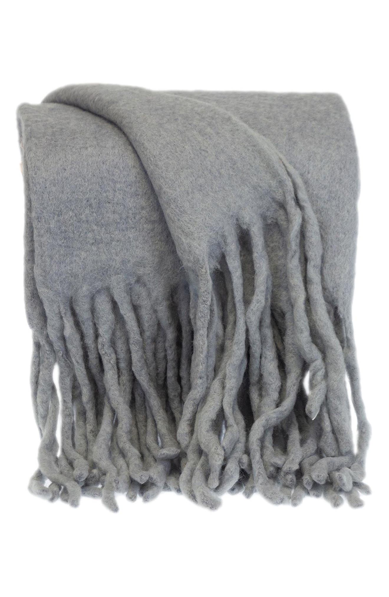 PARKLAND COLLECTION Nagar Fringe Throw Blanket