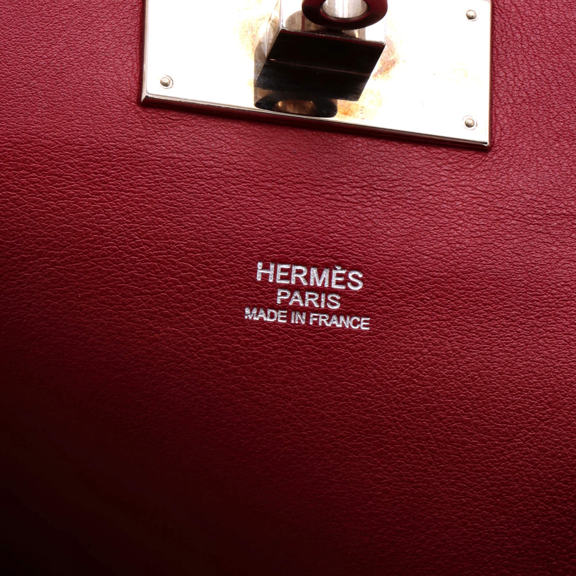 Pre-Owned Hermes Toolbox Bag Swift 26, Alternate, color, Rubis