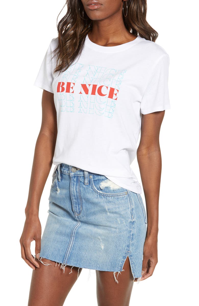 Sub_Urban Riot Be Nice Graphic Tee, Main, color, 